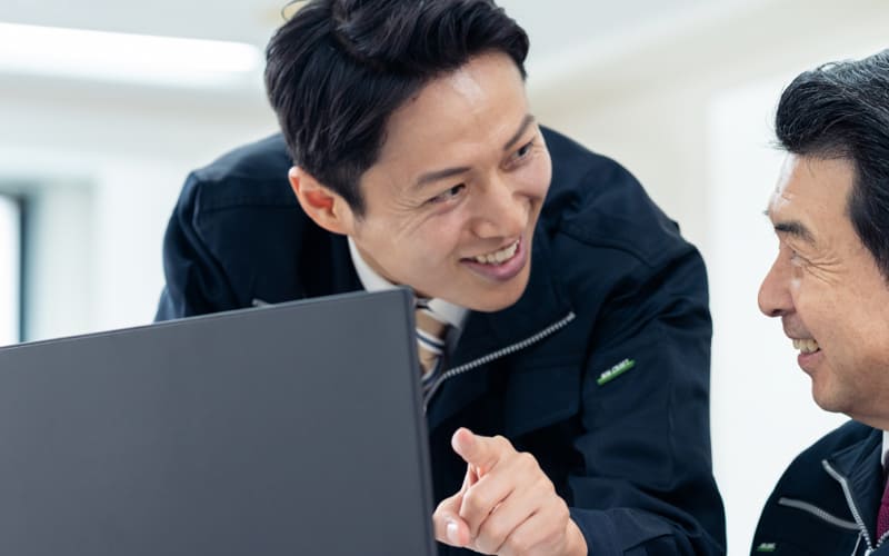 専門スタッフによる丁寧な説明